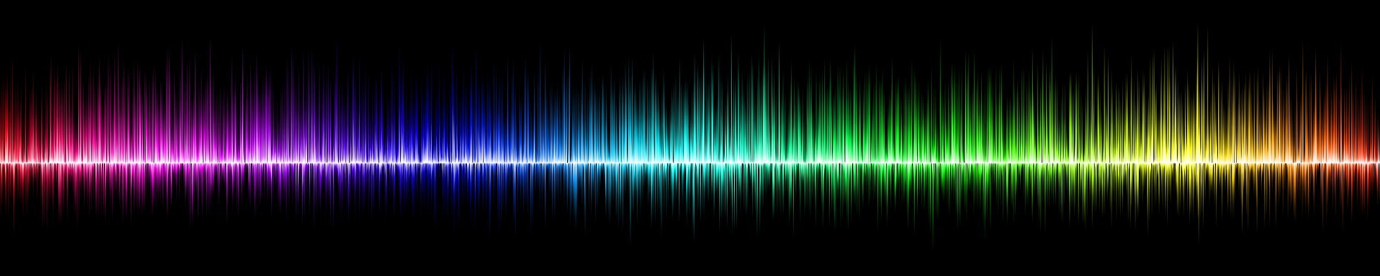 rainbow sound wave